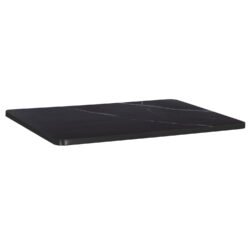 ΕΠΙΦΑΝΕΙΑ ΤΡΑΠΕΖΙΟΥ SINTERED STONE ΟΡΘΟΓΩΝΙΑ HM6656.03 ΠΛΑΙΣΙΟ ALU ΜΑΥΡΟ 120x80εκ.