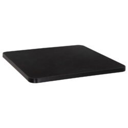 ΕΠΙΦΑΝΕΙΑ ΤΡΑΠΕΖΙΟΥ SINTERED STONE ΤΕΤΡΑΓΩΝΗ HM6654.01 ΠΛΑΙΣΙΟ ALU ΜΑΥΡΟ 70x70εκ.
