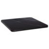 ΕΠΙΦΑΝΕΙΑ ΤΡΑΠΕΖΙΟΥ SINTERED STONE ΤΕΤΡΑΓΩΝΗ HM6654.03 ΠΛΑΙΣΙΟ ALU ΜΑΥΡΟ 70x70εκ.