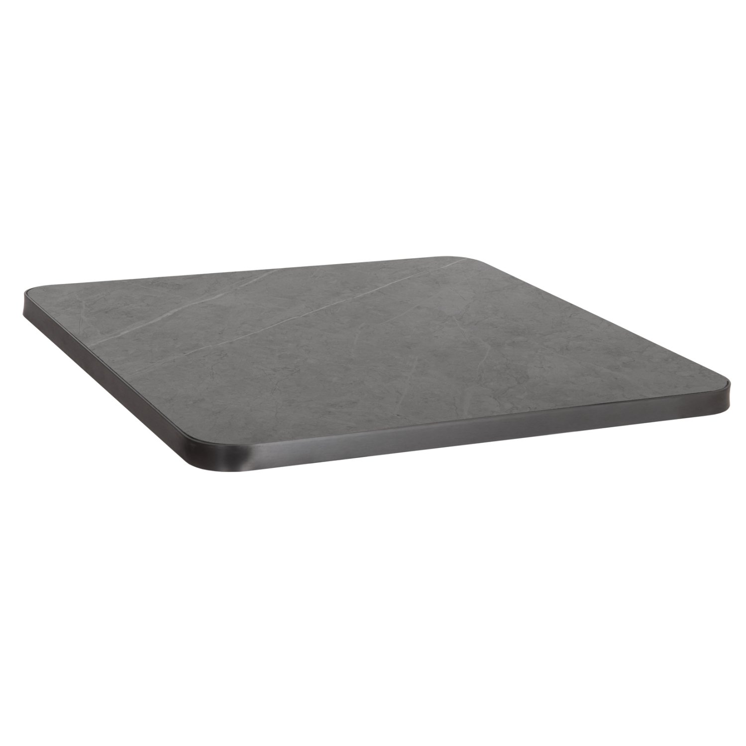 ΕΠΙΦΑΝΕΙΑ ΤΡΑΠΕΖΙΟΥ SINTERED STONE ΤΕΤΡΑΓΩΝΗ HM6654.05 ΠΛΑΙΣΙΟ ALU ΓΚΡΙ 70x70εκ.