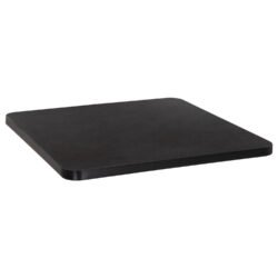 ΕΠΙΦΑΝΕΙΑ ΤΡΑΠΕΖΙΟΥ SINTERED STONE ΤΕΤΡΑΓΩΝΗ HM6655.01 ΠΛΑΙΣΙΟ ALU ΜΑΥΡΟ 80x80εκ.
