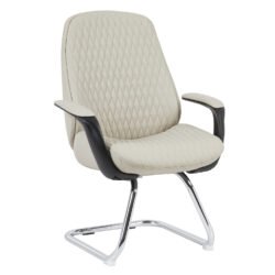 ΚΑΡΕΚΛΑ ΕΠΙΣΚΕΠΤΗ VELUM-s HM1235.02 ΜΠΕΖ PU--ΒΑΣΗ ΧΡΩΜΙΟΥ 71x60x100Υεκ.