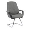 ΚΑΡΕΚΛΑ ΕΠΙΣΚΕΠΤΗ VELUM-s HM1235.10 ΓΚΡΙ PU--ΒΑΣΗ ΧΡΩΜΙΟΥ 71x60x100Υεκ.