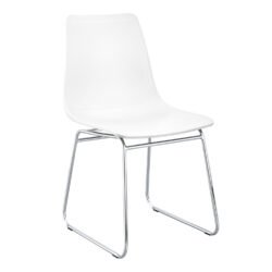ΚΑΡΕΚΛΑ HYGGE HM18485.01 ΠΟΛΥΠΡΟΠΥΛΕΝΙΟ ΛΕΥΚΟ-ΜΕΤΑΛΛΟ ΧΡΩΜΙΟΥ 42x44x77Υεκ