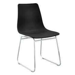 ΚΑΡΕΚΛΑ HYGGE HM18485.02 ΠΟΛΥΠΡΟΠΥΛΕΝΙΟ ΜΑΥΡΟ-ΜΕΤΑΛΛΟ ΧΡΩΜΙΟΥ 42x44x77Υεκ