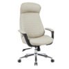 ΚΑΡΕΚΛΑ ΓΡΑΦΕΙΟΥ VELUM HM1233.02 ΜΠΕΖ PU--ΒΑΣΗ ΧΡΩΜΙΟΥ 71x69x116-122Υεκ.
